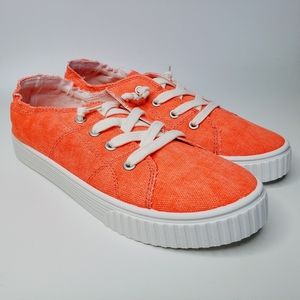 NIB Madden Girl Marisa Bright Coral Shoes